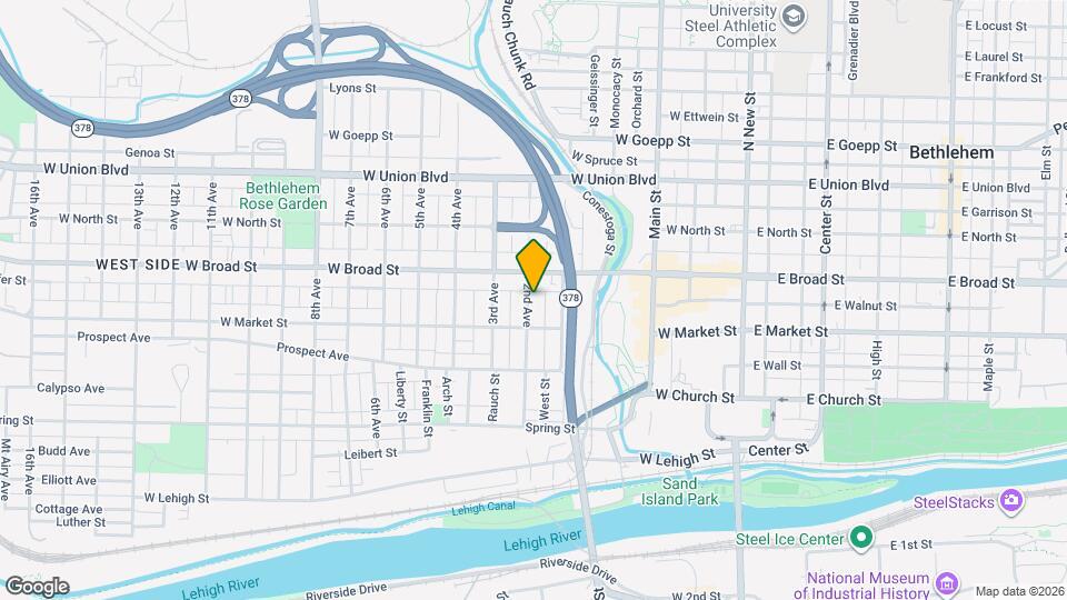 532 2nd Ave Map and Location Details