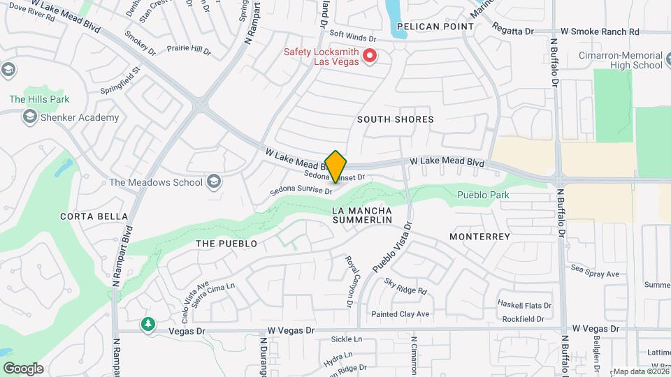 8188 Sedona Sunrise Dr Map and Location Details