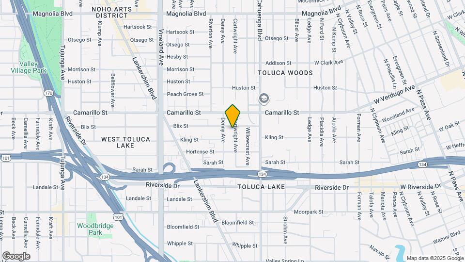 4721 Cartwright Ave, Unit GH Map and Location Details