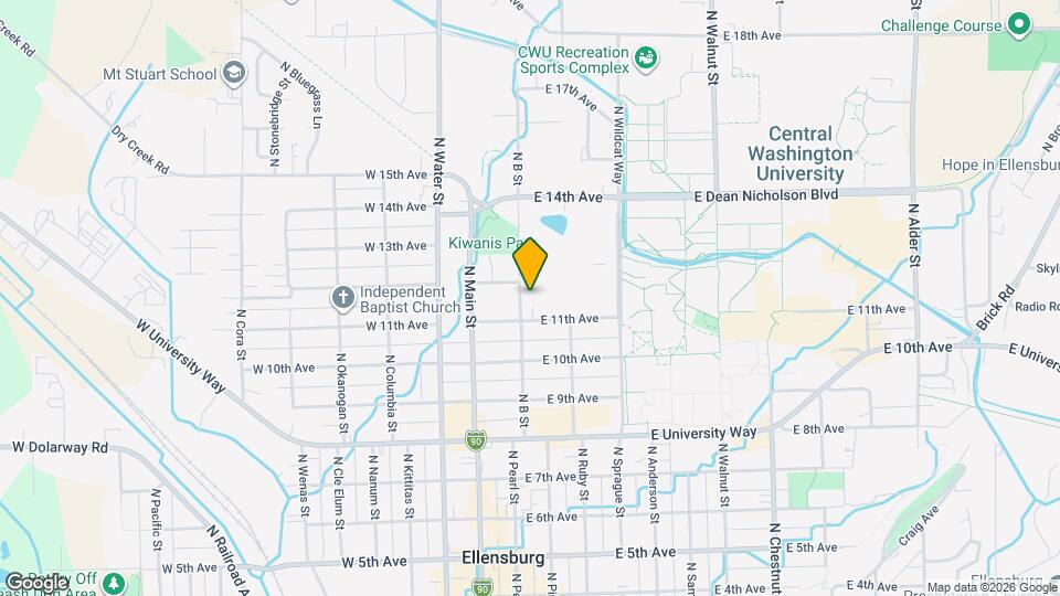 1106 N B St Map and Location Details