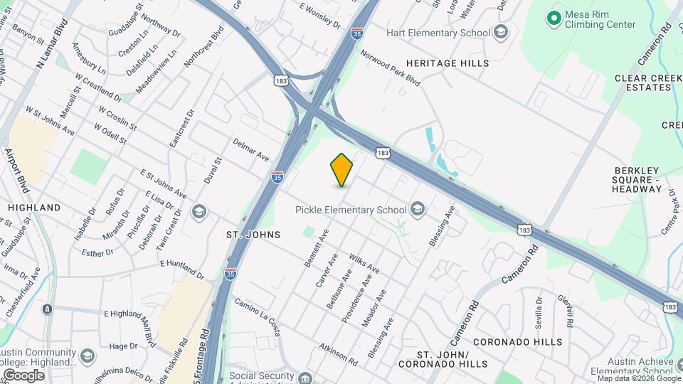 7504 Bennett Ave Map and Location Details