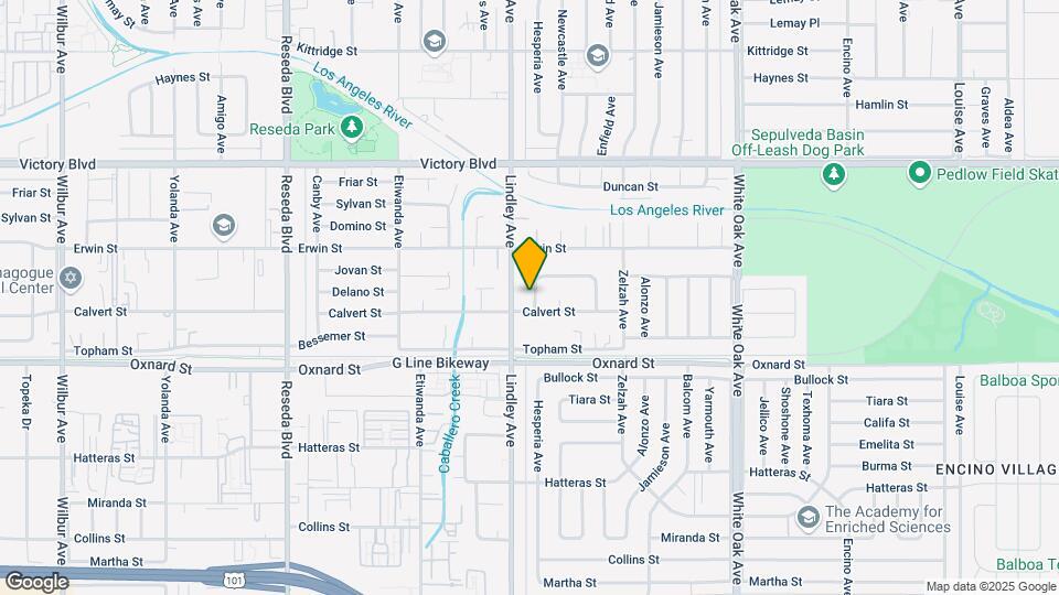 6215 Hesperia Ave Map and Location Details