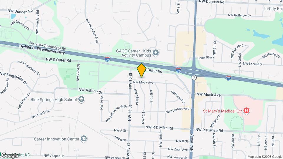1003 NW 12 St Map and Location Details