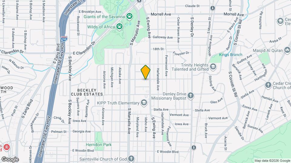 734 Genoa Ave Map and Location Details