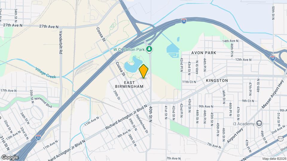 1126 Escambia St Map and Location Details