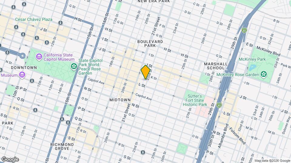 1116 22nd St Mapa y Detalles de la Ubicación