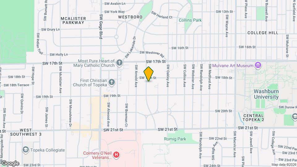 1812 SW Pembroke Ln Map and Location Details