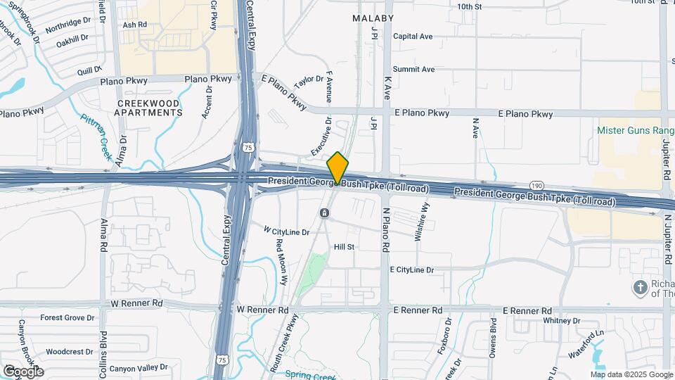 1300 E President George Bush Hwy Map and Location Details