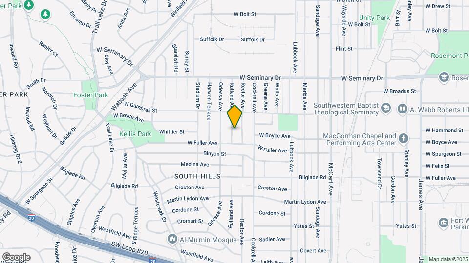 4601 Rutland Ave Mapa y Detalles de la Ubicación