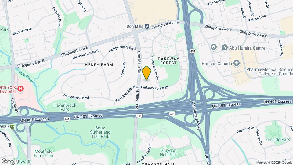 10 Parkway Forest Dr Map and Location Details