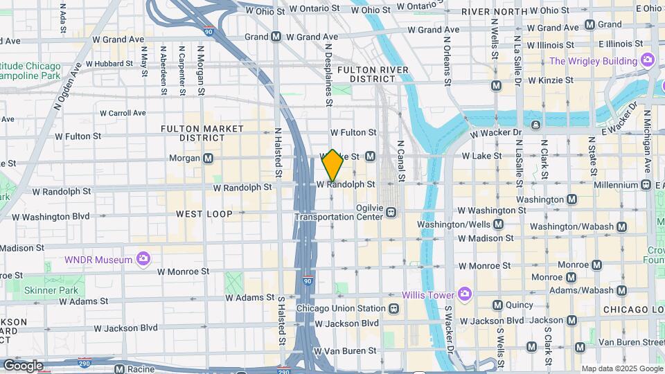 147 N Desplaines St Map and Location Details