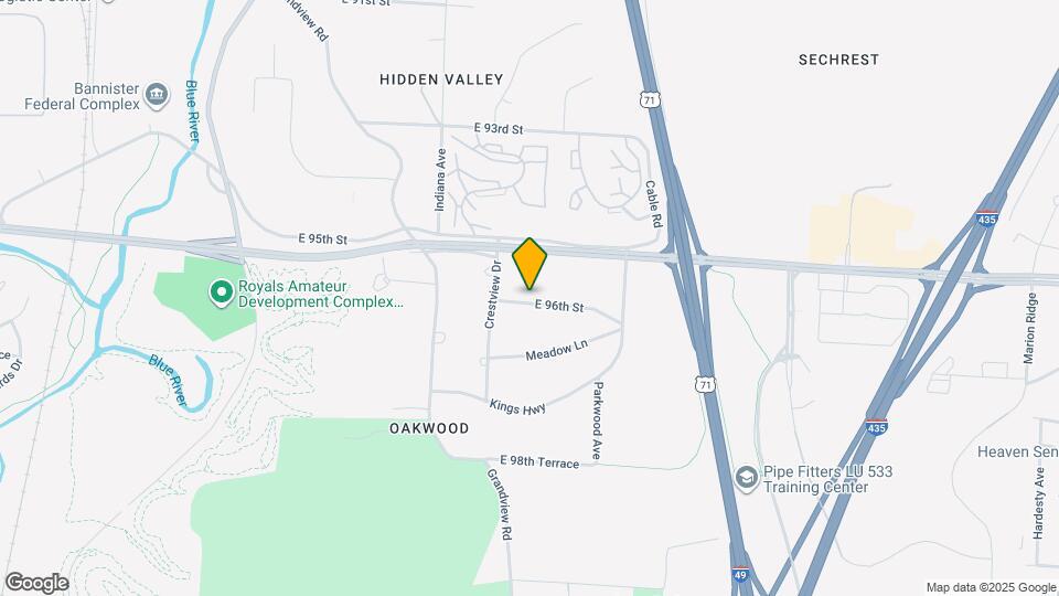 3710 E 96th St Map and Location Details