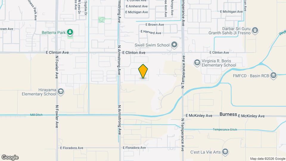 6692 E Cambridge Ave Map and Location Details