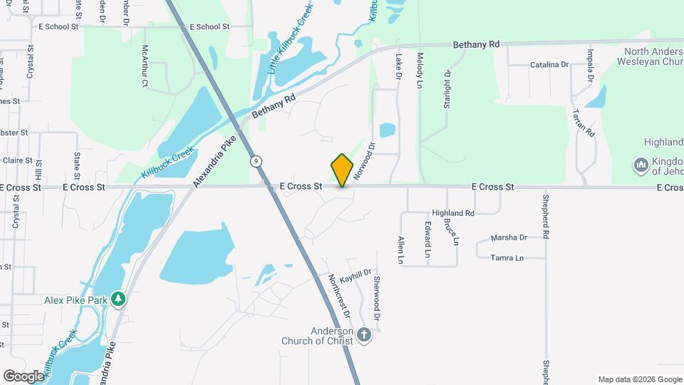 1908 N Cross Lakes Cir Map and Location Details