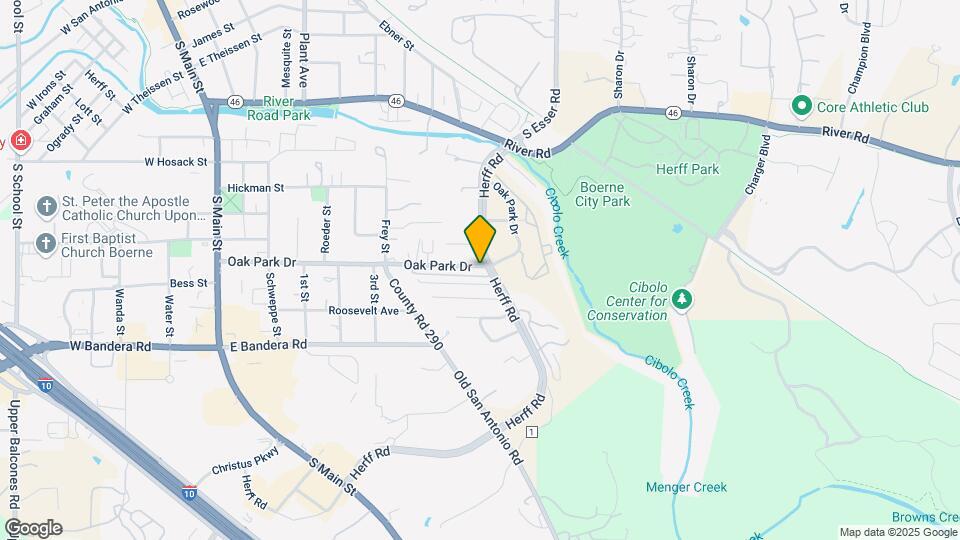 633 Oak Park Dr Mapa y Detalles de la Ubicación