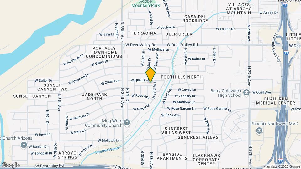 3310 W Rose Garden Ln Map and Location Details