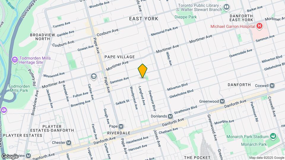 116 Aldwych Av Map and Location Details