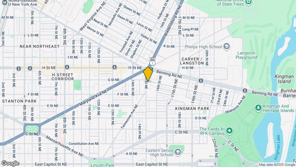 619 15th St NE Map and Location Details