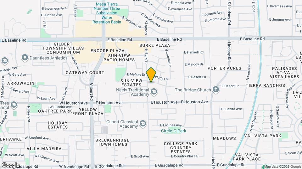 413 E Merrill Ave Map and Location Details