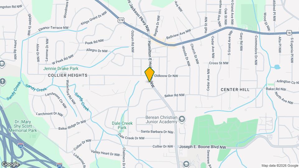 582 Hamilton E Holmes Dr NW, Unit SI ID1609586P Mapa y Detalles de la Ubicación