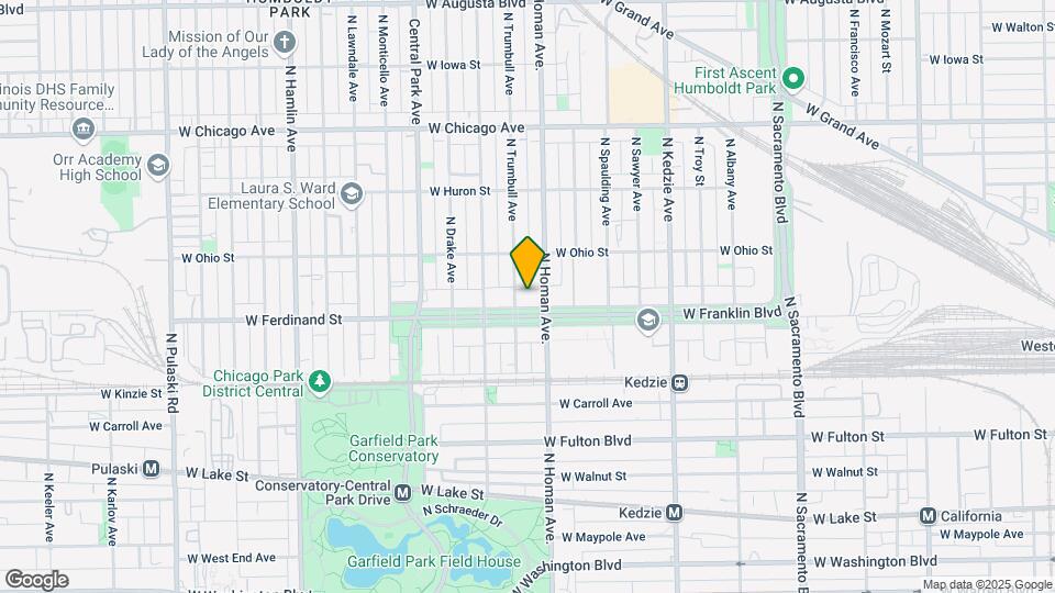 3416 W Franklin Blvd Map and Location Details
