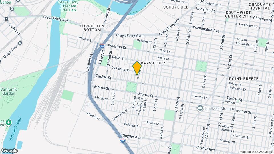 1526 S 29th St Map and Location Details