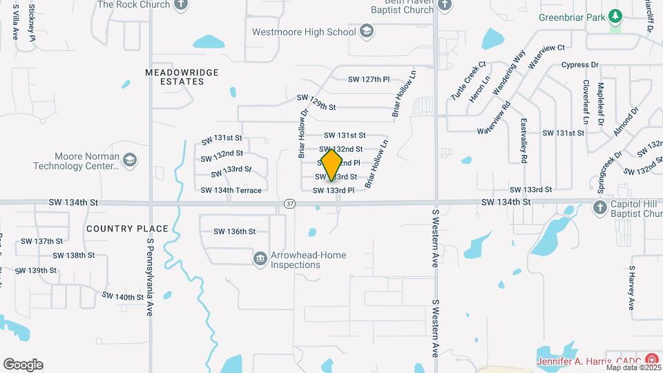 1205 SW 133rd Pl Map and Location Details