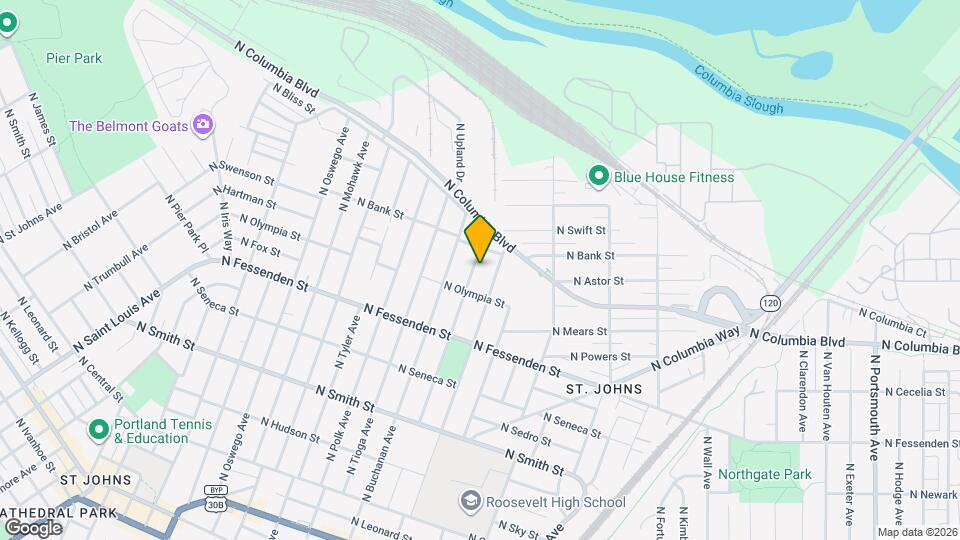 10114 N Calhoun Ave Mapa y Detalles de la Ubicación