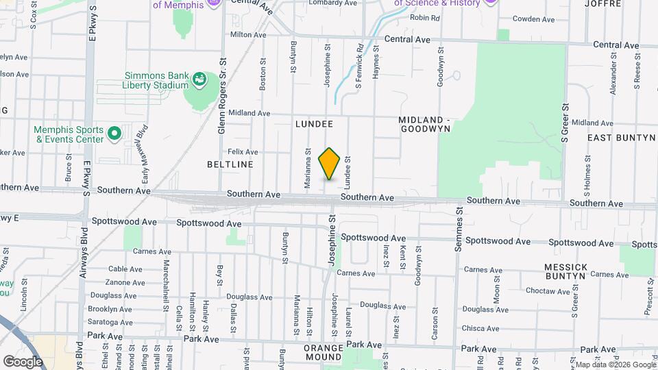 580 Josephine St Map and Location Details