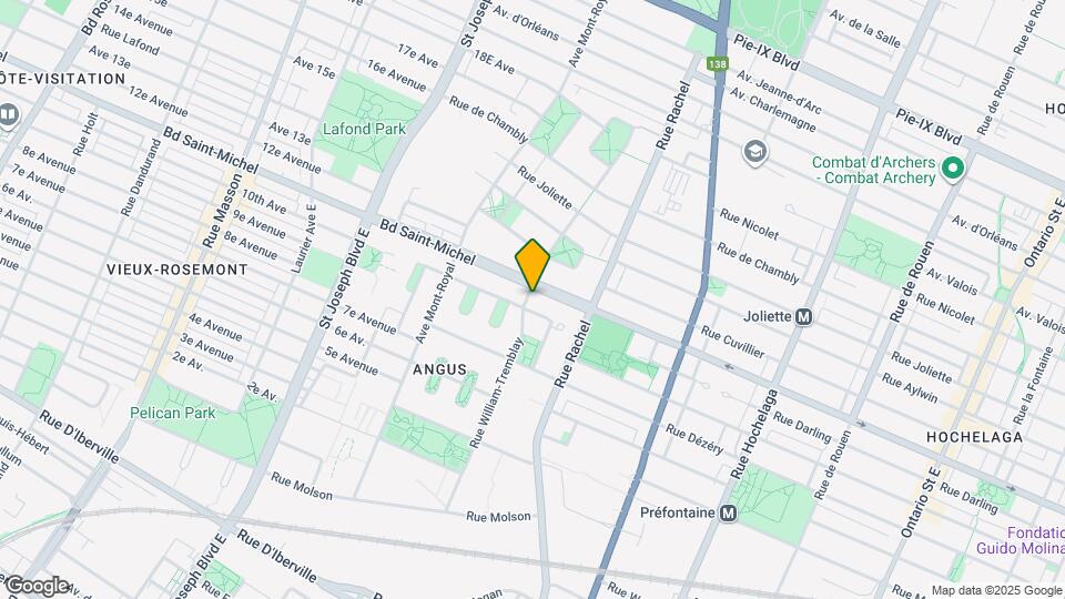 Les Appartements Square Angus Map and Location Details