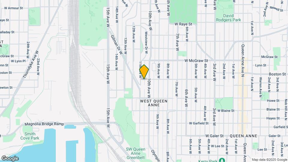 1017 W Crockett St Map and Location Details