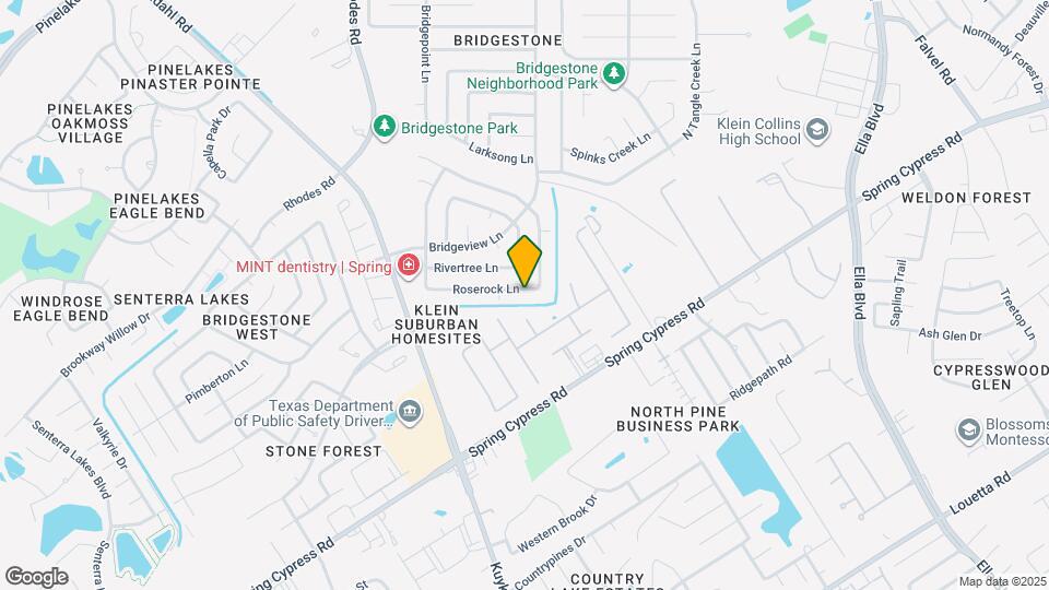 4615 Roserock Ln Map and Location Details