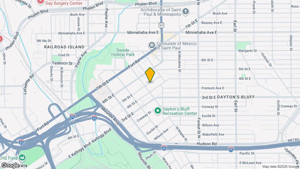 754 5th St E, Unit 1 Map and Location Details