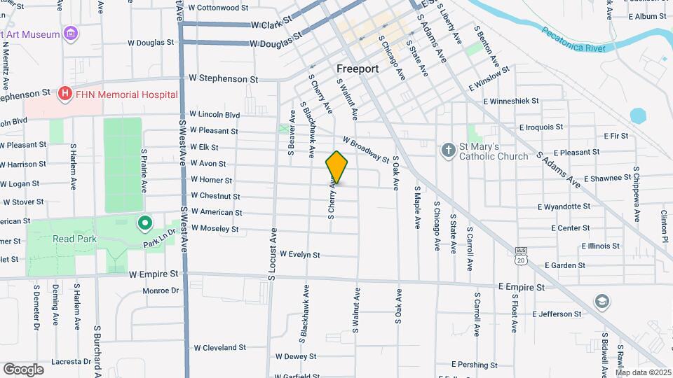 331 W Homer St Map and Location Details