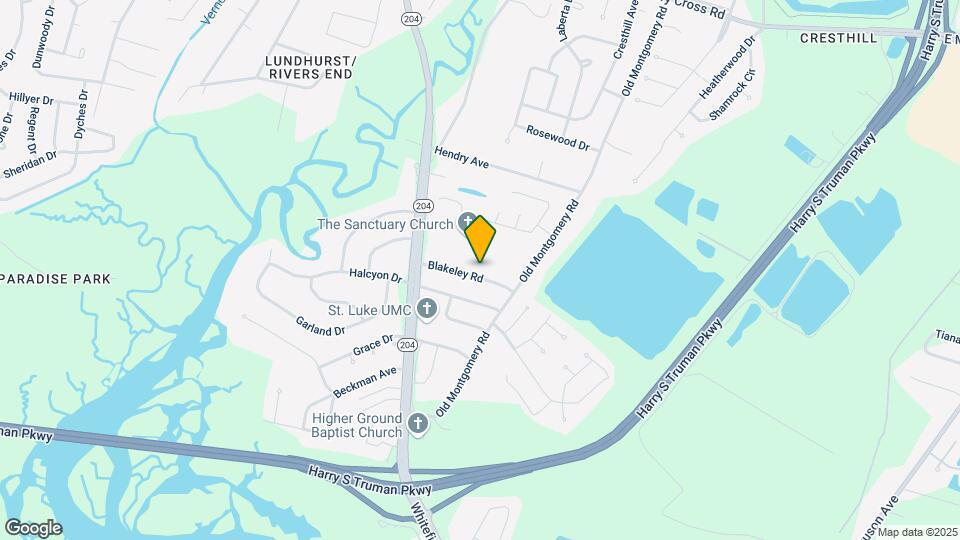 1416 Blakeley Rd Map and Location Details