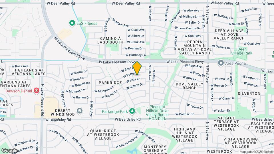 9578 W Irma Ln Map and Location Details