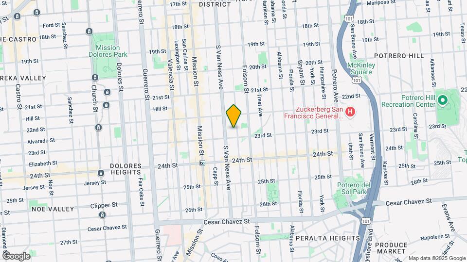 866-868 Shotwell St Map and Location Details