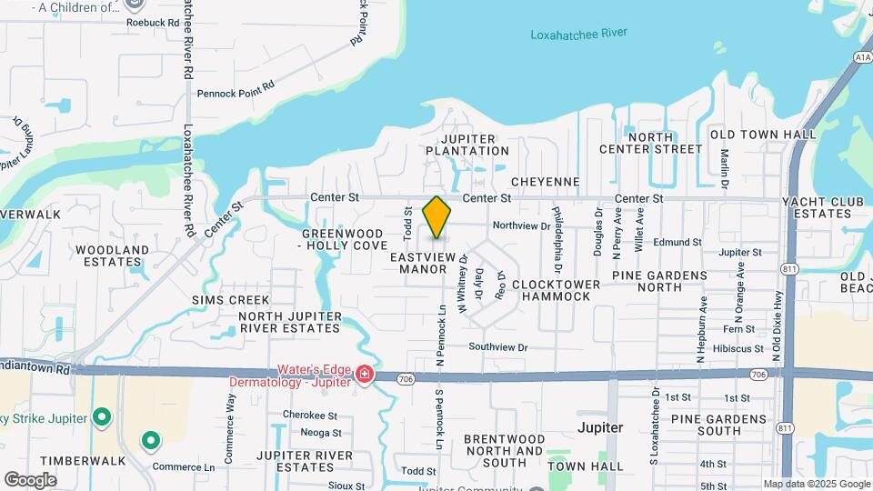 105 Pennock Landing Cir Map and Location Details