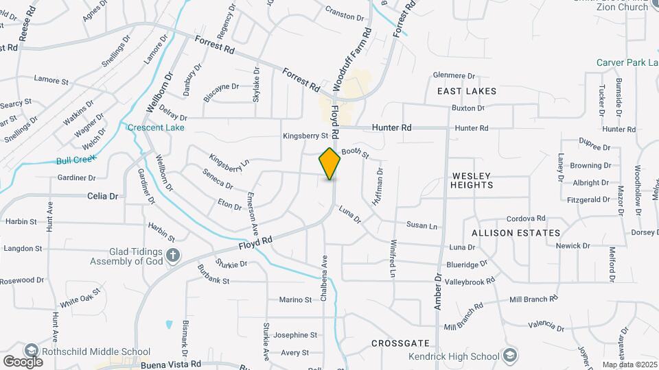 1711 Floyd Rd Map and Location Details