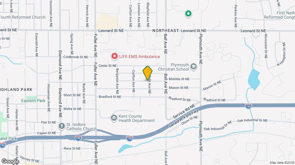 1436 Matilda St NE Map and Location Details