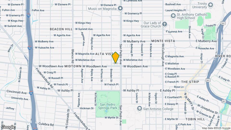 423 W Woodlawn Ave Map and Location Details