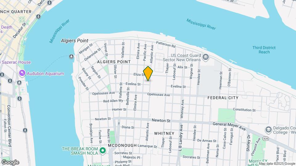 543 Atlantic Ave Map and Location Details