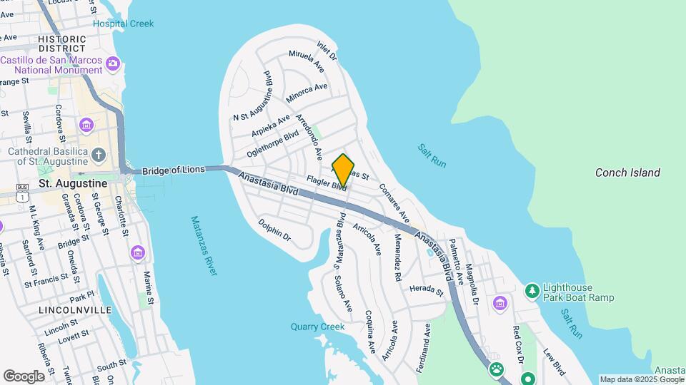 317 Flagler Blvd Map and Location Details