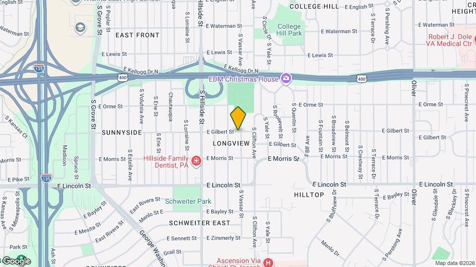701 S Vassar St Map and Location Details