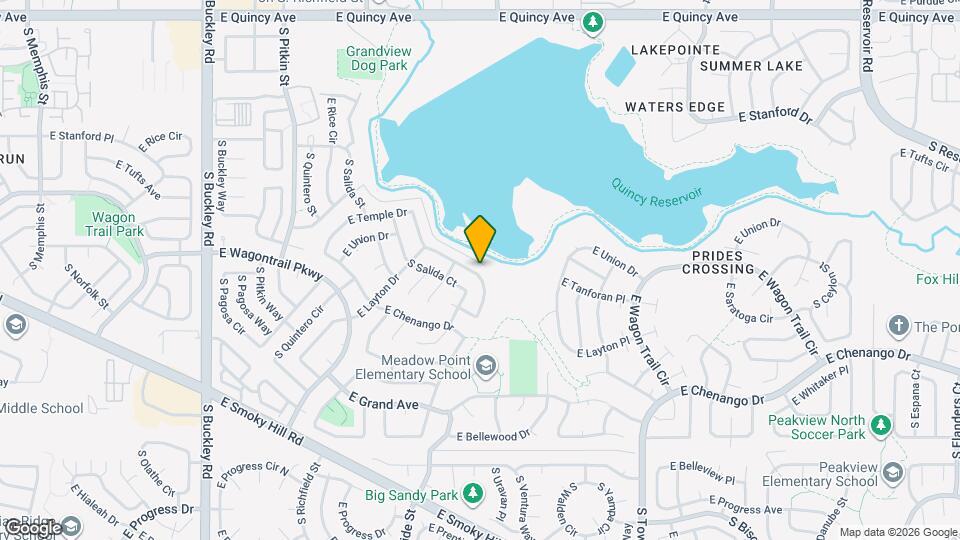 17641 E Temple Dr Map and Location Details