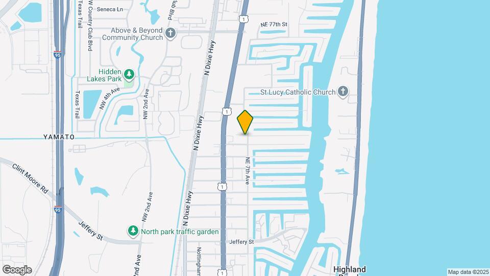 6797 NE 7th Ave Map and Location Details