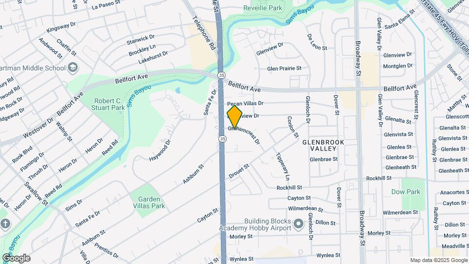 7614 Grahamcrest Dr Map and Location Details