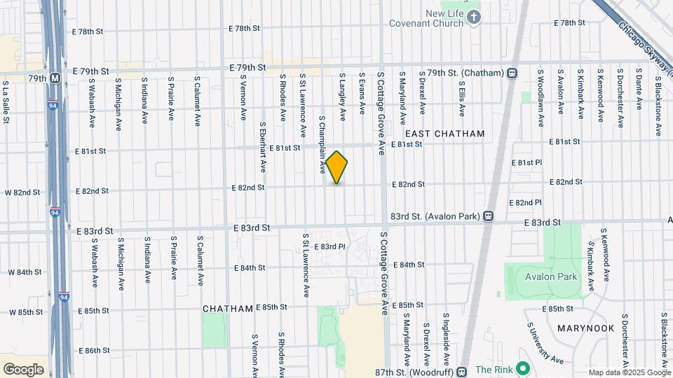 651 E 82nd St Map and Location Details
