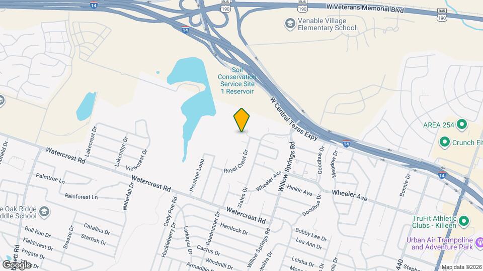 1023 Royal Vista Dr Map and Location Details