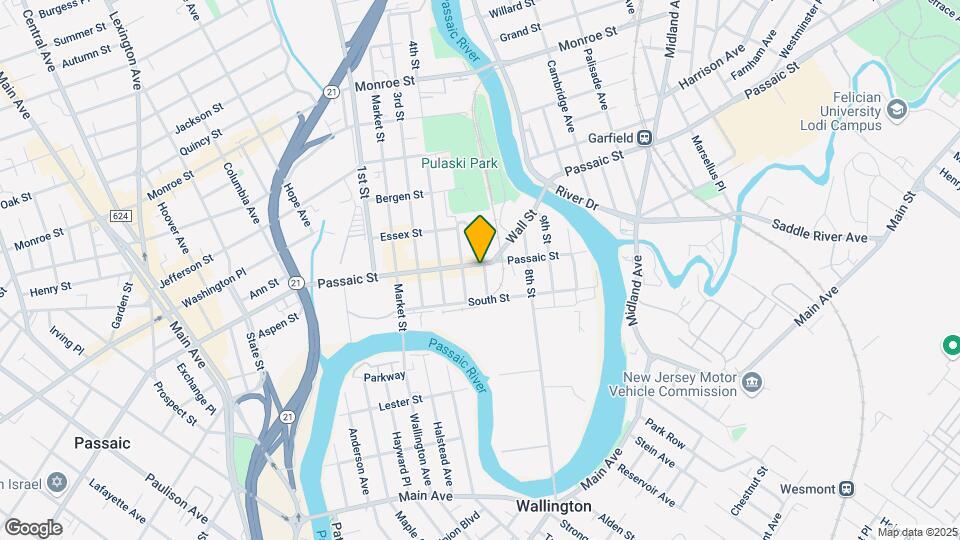 115 Passaic St Map and Location Details